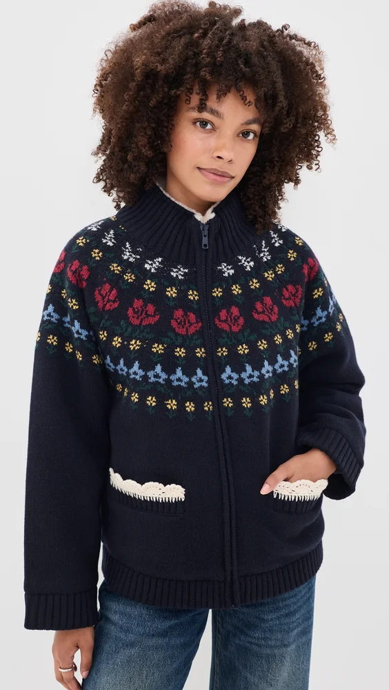 Preston Knit Sherpa Lined Jacket