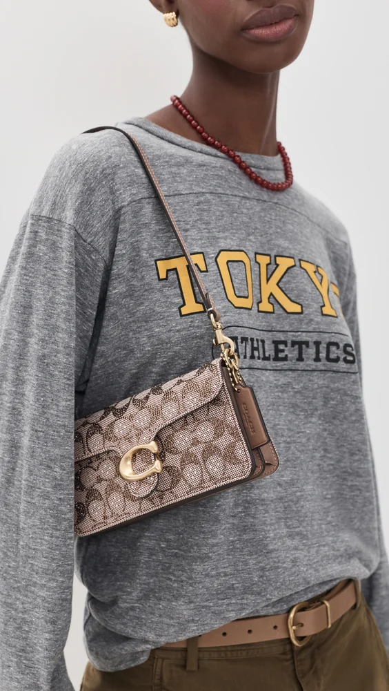 Crystal Signature Soft Tabby Shoulder Bag