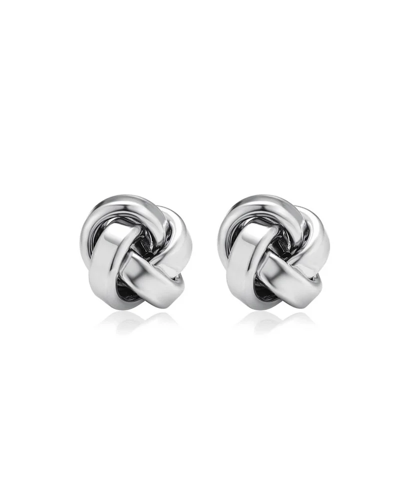 Sterling Silver Eternal Knot Studs