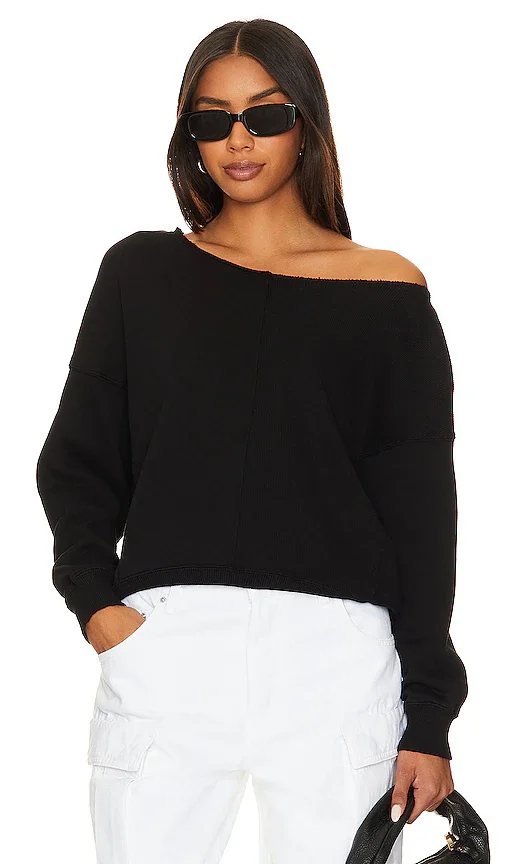 Off the Shoulder Crewneck
