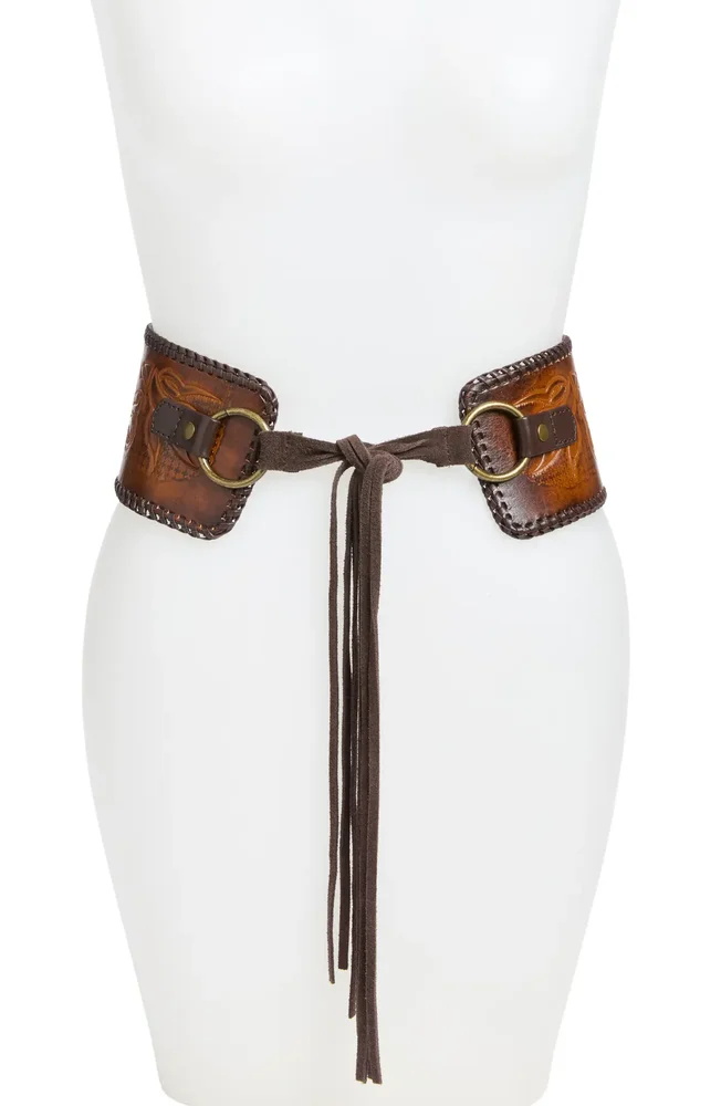 The Tooled Corset Belt