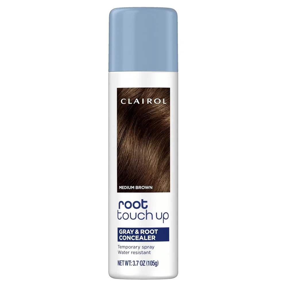 Root Touch-Up Hair Coloring Spray, Medium Brown