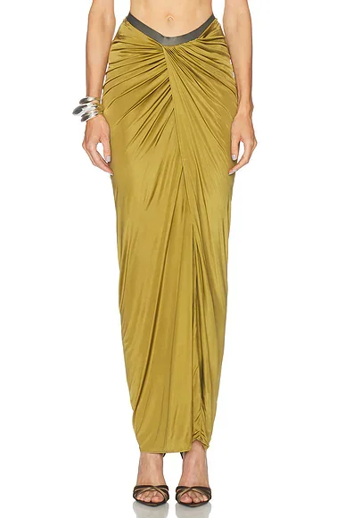 Draped Long Skirt