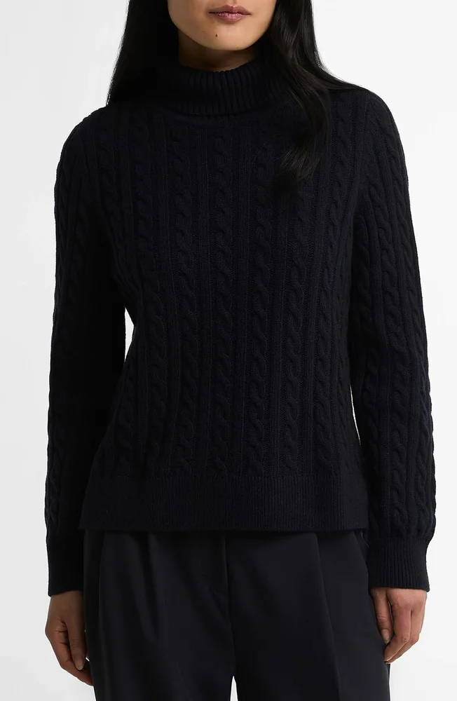 Ambleside Cable Knit Turtleneck Sweater