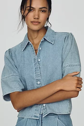 Bishop + Young Saint Tropez Denim Top
