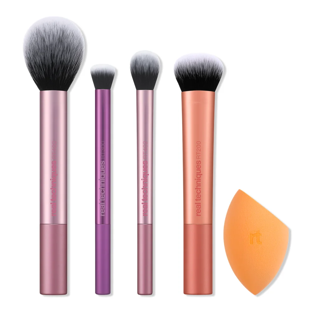 Everyday Essentials Makeup Brushes & Sponge Set