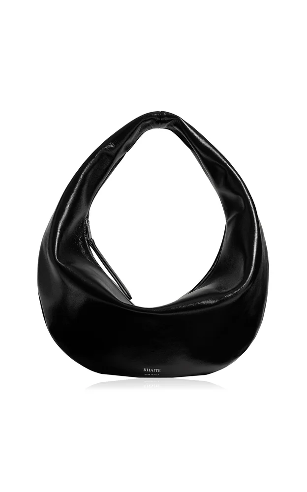 Olivia Medium Leather Hobo Bag