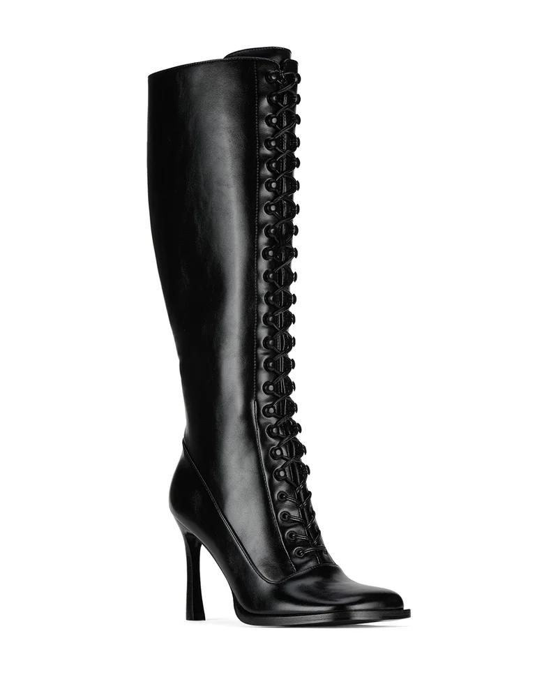 Women's Fanning Leather Knee High Boots