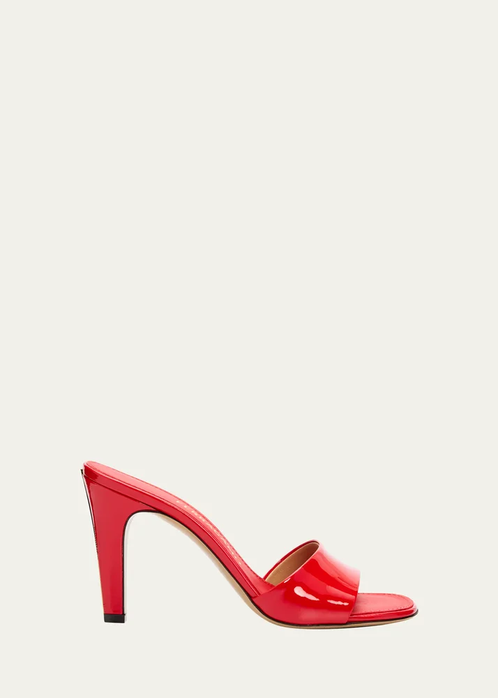95mm Tatiana Leather Mules
