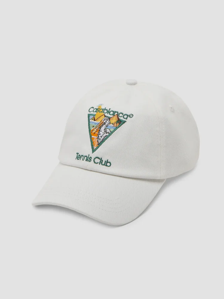 Tennis Club Emblem Baseball Cap