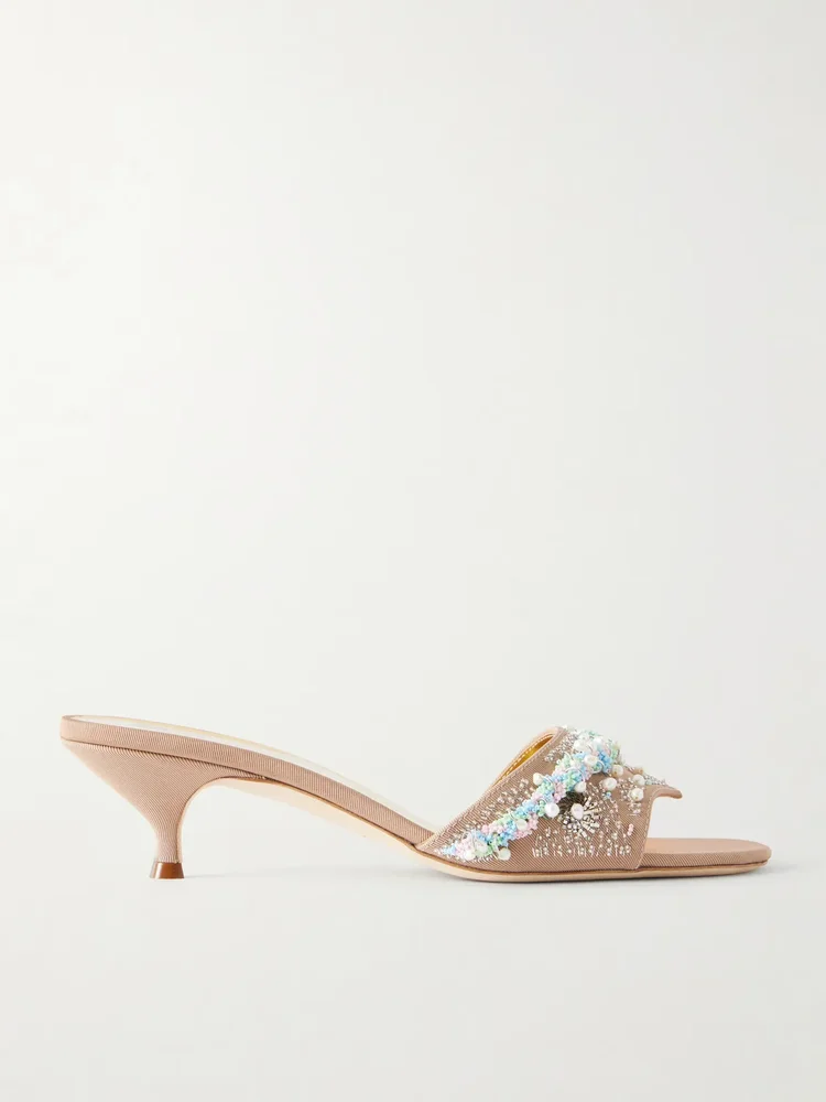 Embellished 45 sandals