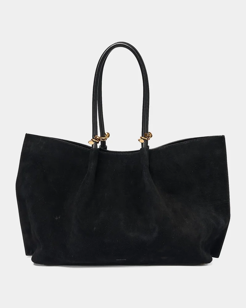 Devon Pinched Suede Tote Bag