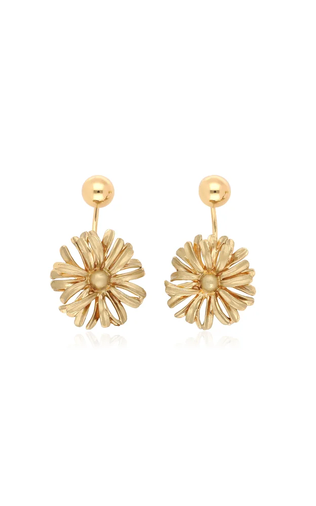 Bloom Brass Earrings