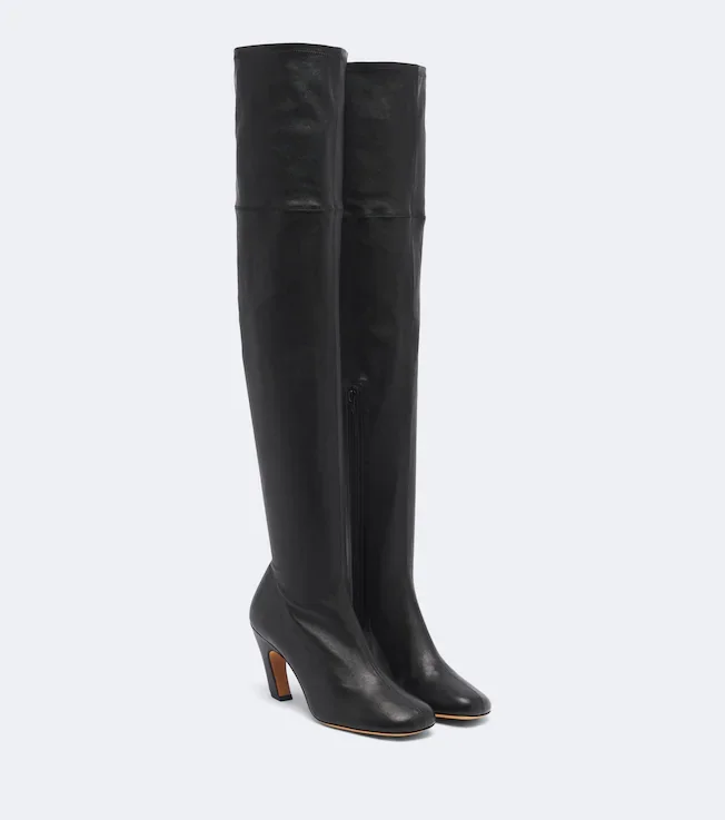 Mica over-the-knee leather boots