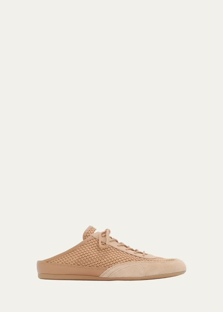 Sunny Diamond Mesh Slip-On Sneakers