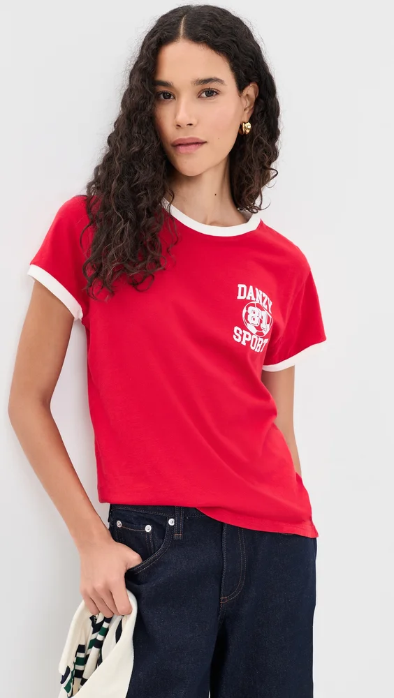 Vintage Fit Style Soccer Jersey Tee