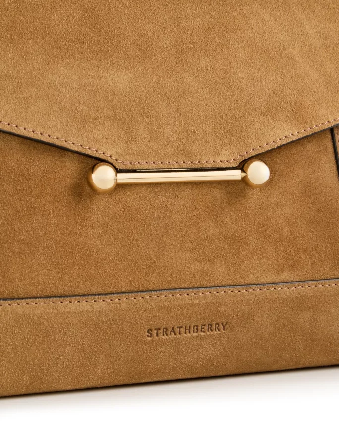 Mosaic Suede Shoulder Bag