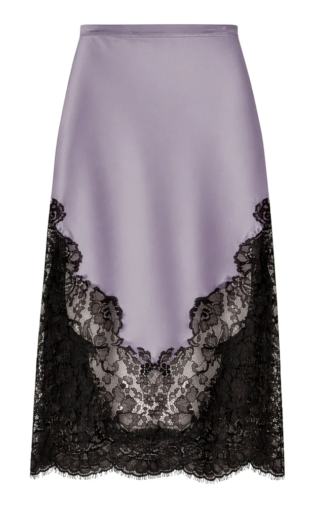 Juliet Lace and Silk Skirt