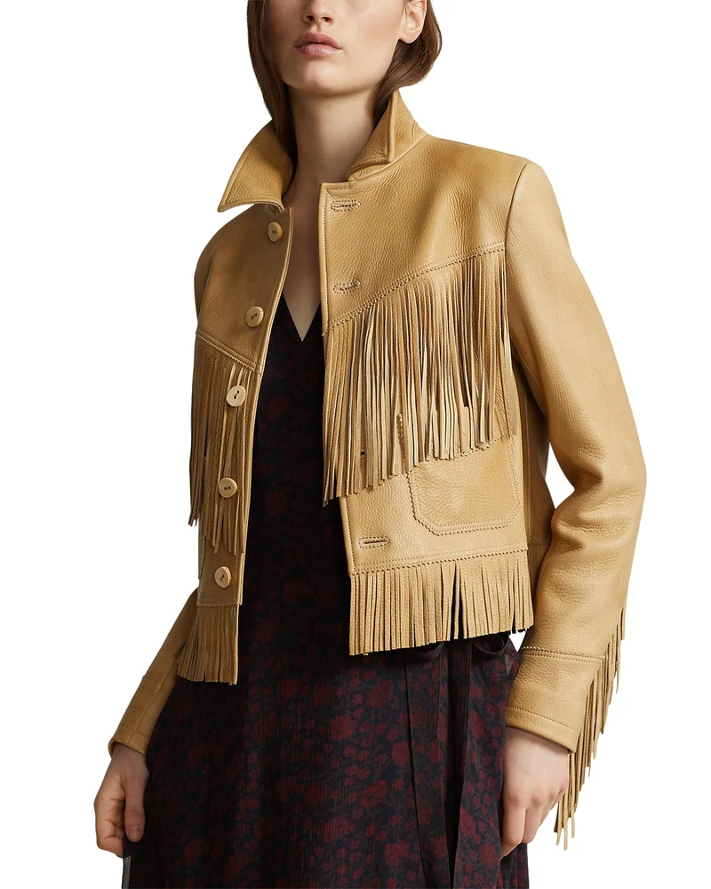 Fringed Leather Jacket