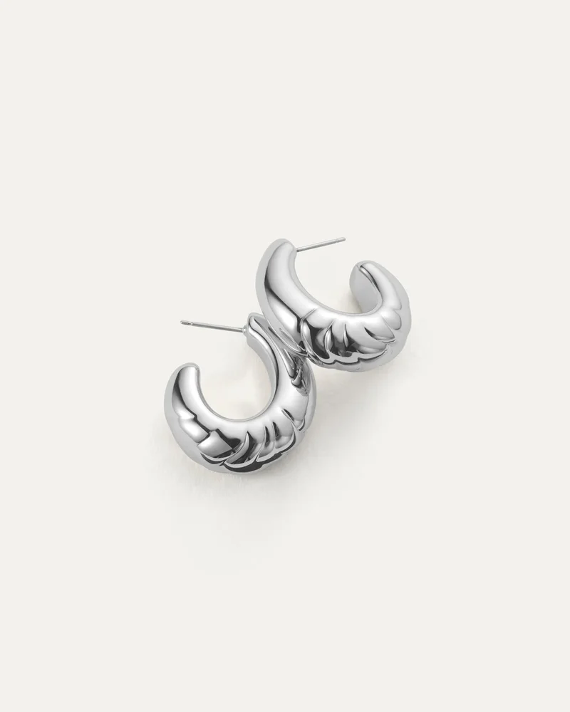 Tina 14K Gold Earrings - Gold/Pavé