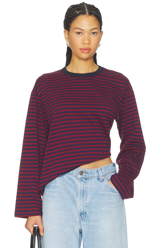 Reena Long Sleeve Oversized Tee