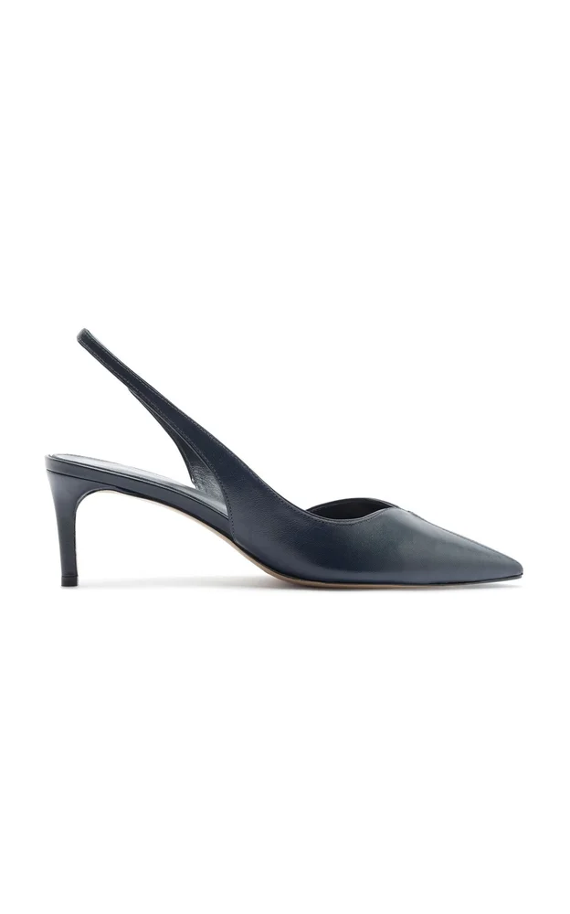 Alina Leather Slingback Pumps