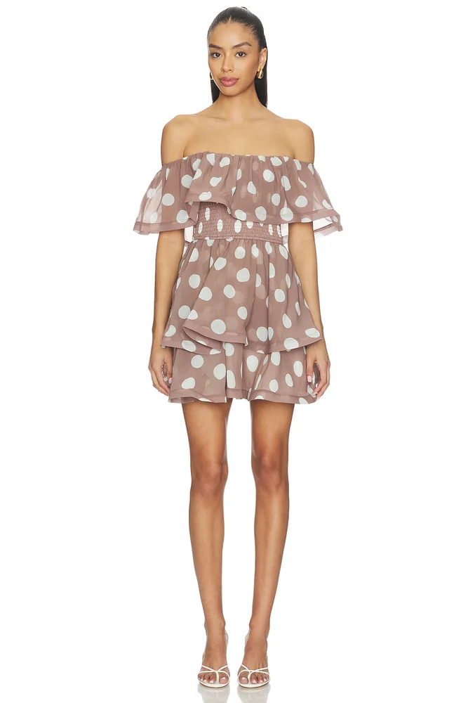 Sola Polka Dot Mini Dress