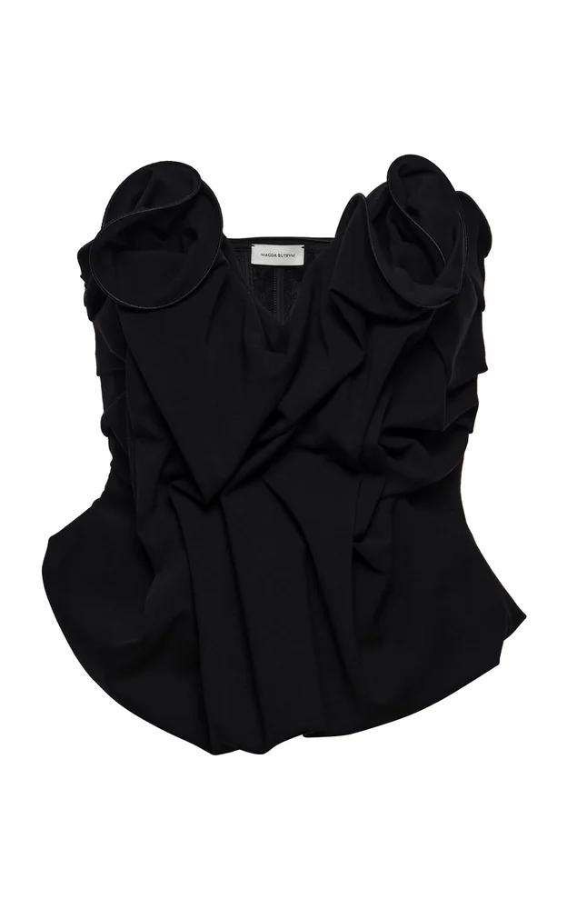 Sweetheart Neck Wool Corset Top