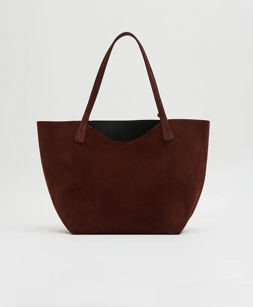 Everyday Soft Tote - Chocolate Suede