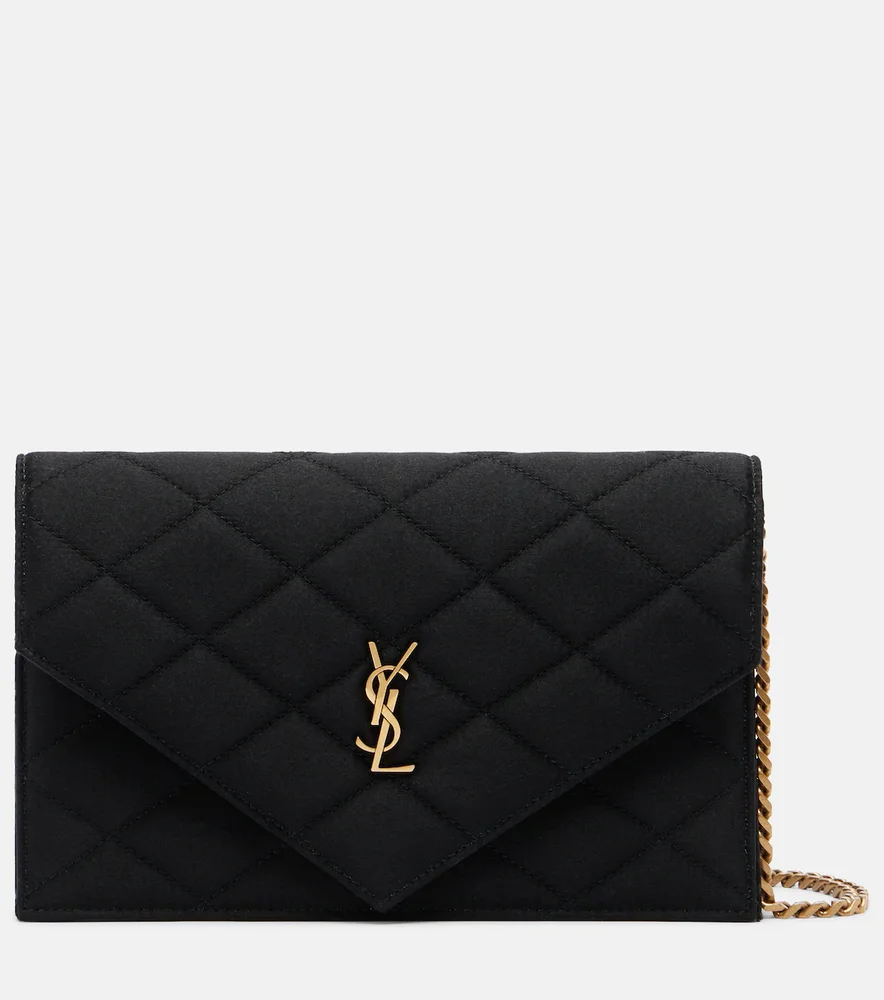 Paris Mini quilted satin shoulder bag