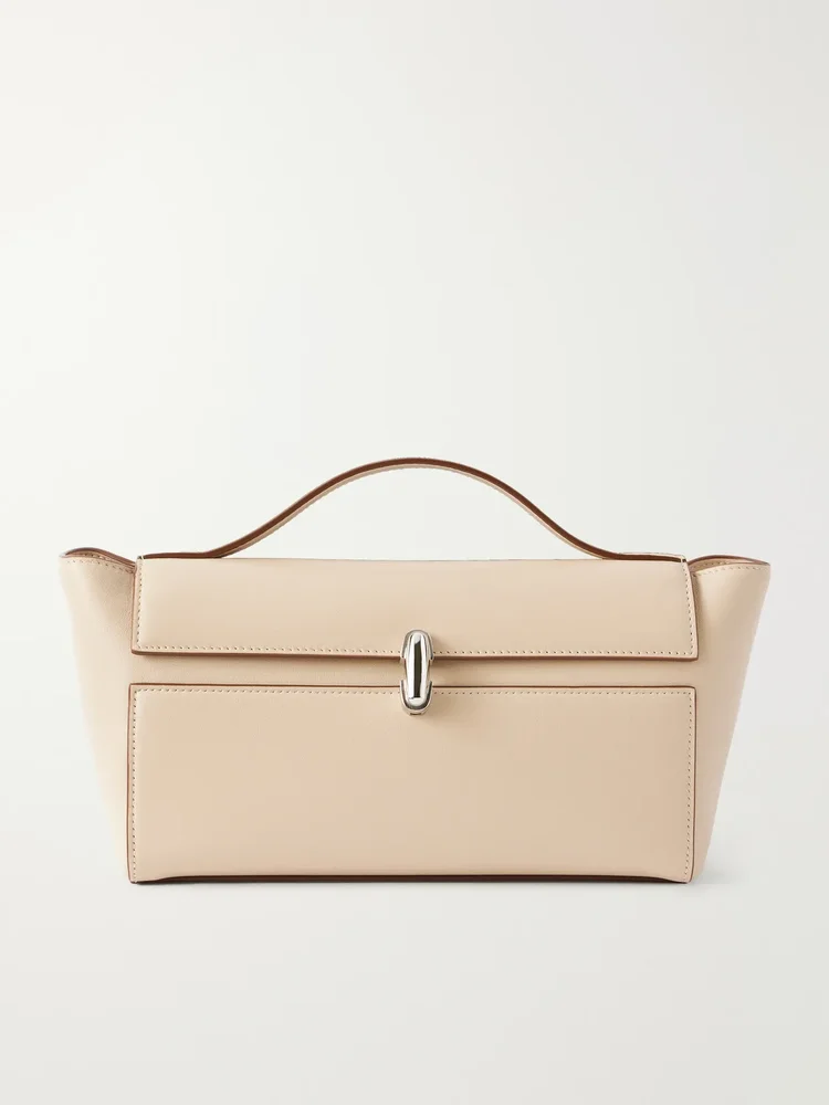 Symmetry Trapeze Pochette leather top-handle bag