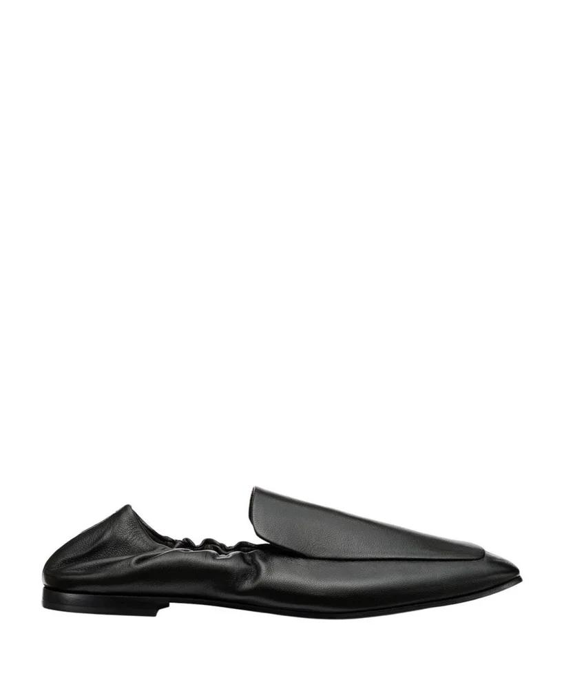 The Studio Loafer Flats, Black Nappa
