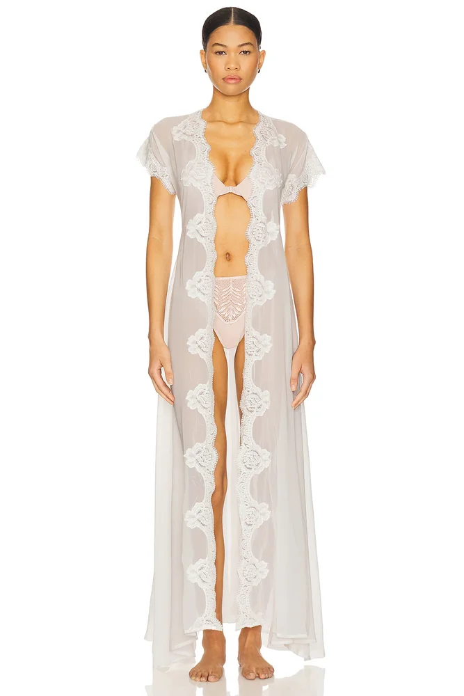 Farrah Long Lace Robe