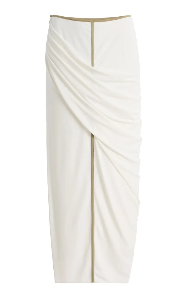 Exclusive Jolie Draped Maxi Skirt