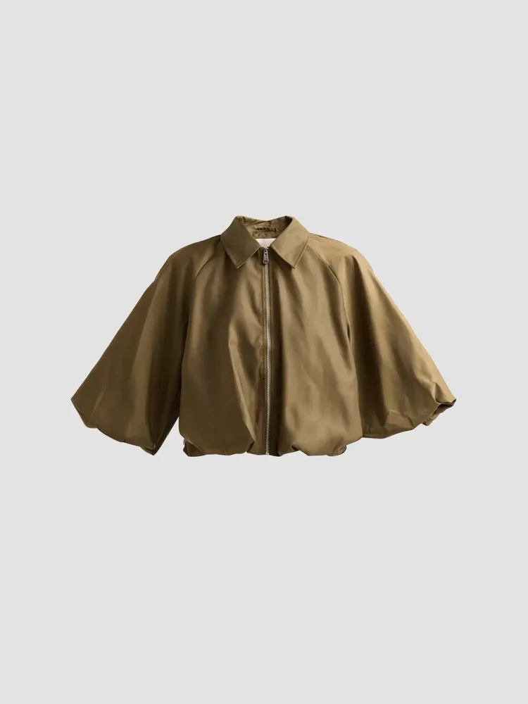 Paulina Bubble-Hem Jacket