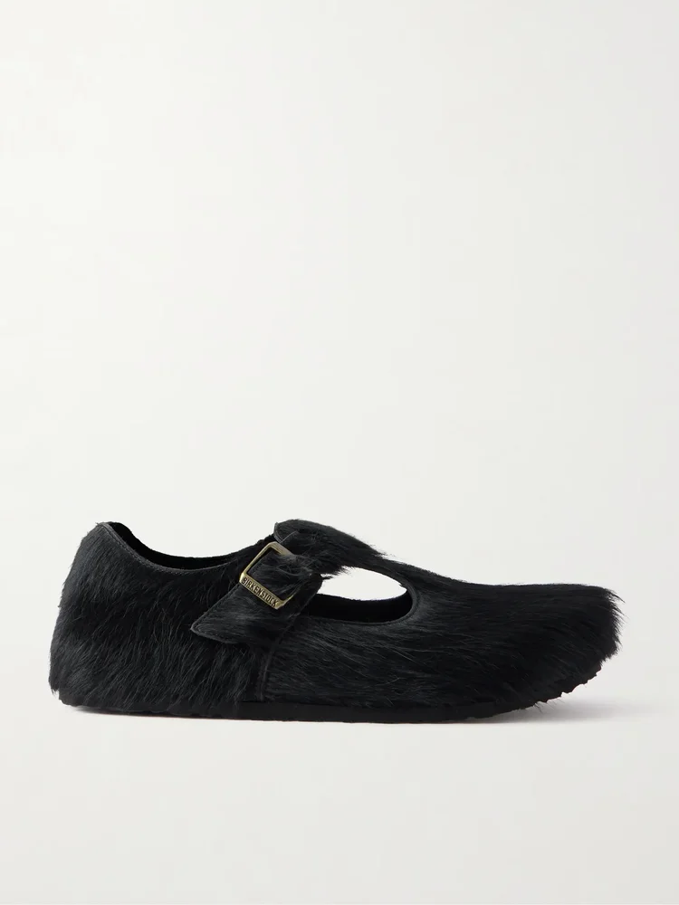 SFTM Paris Calf Hair Mary Jane Pumps