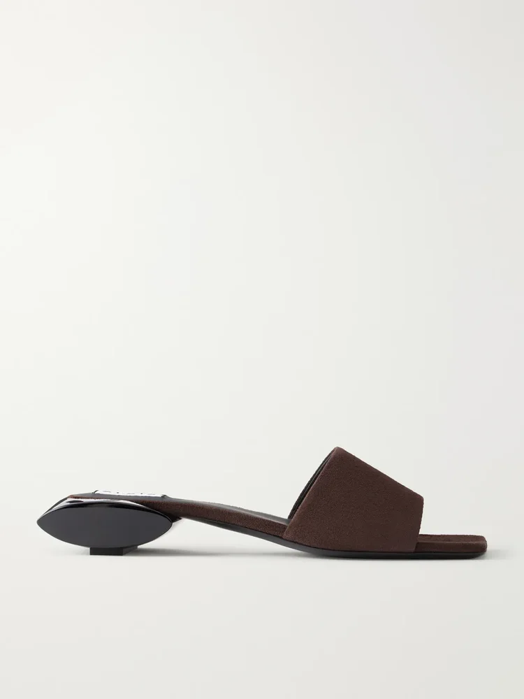 ellipse 30 suede slides