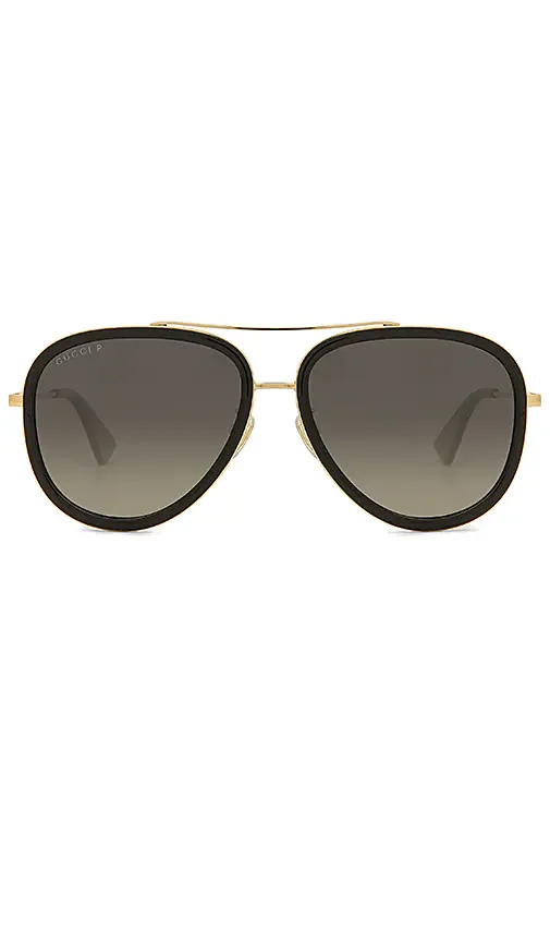 Web Block Pilot Sunglasses Gucci