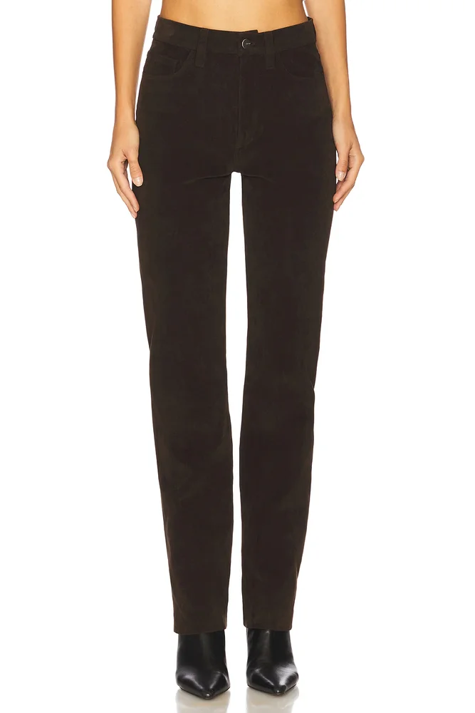 Margot Slim Faux Suede Pant