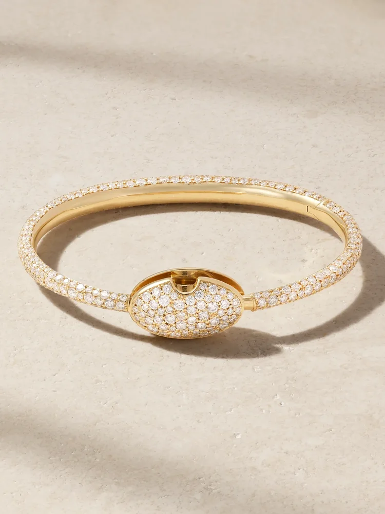 Allstone Oval Musgrave 18-karat gold diamond bracelet