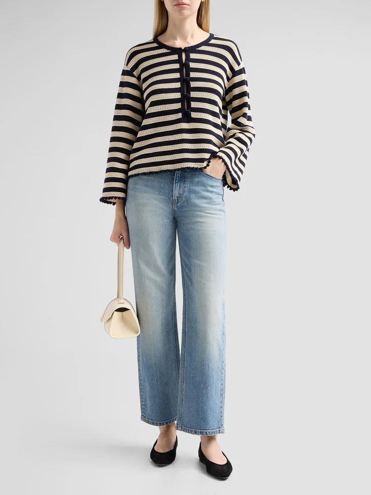 Idabel ID Mid-Rise Straight-Fit Jeans