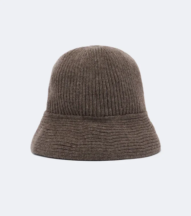 Bruno cashmere and wool bucket hat