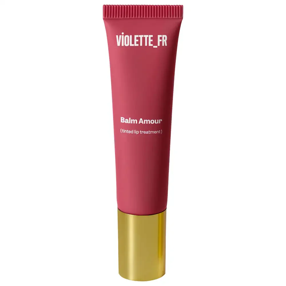 BALM AMOUR Nourishing Tinted Lip Treatment with Peptides in Rose Latte