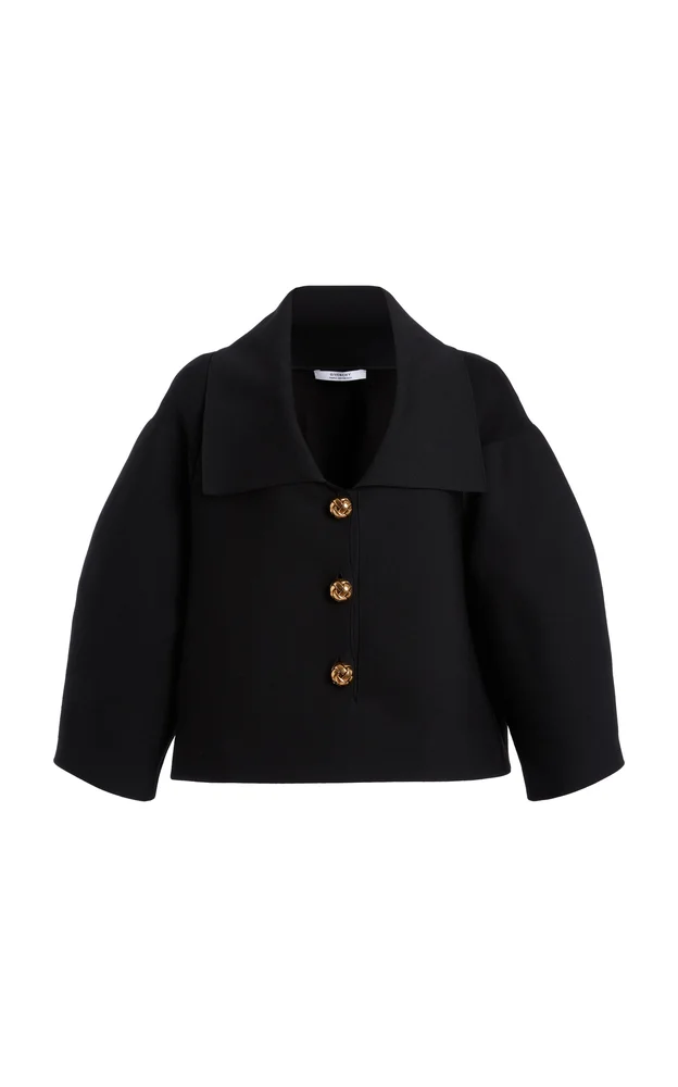 Cocoon Buttoned Jacket