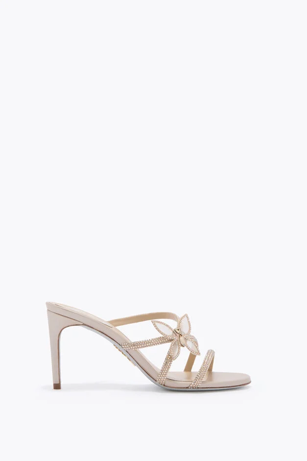 Butterflower Champagne Mule 80