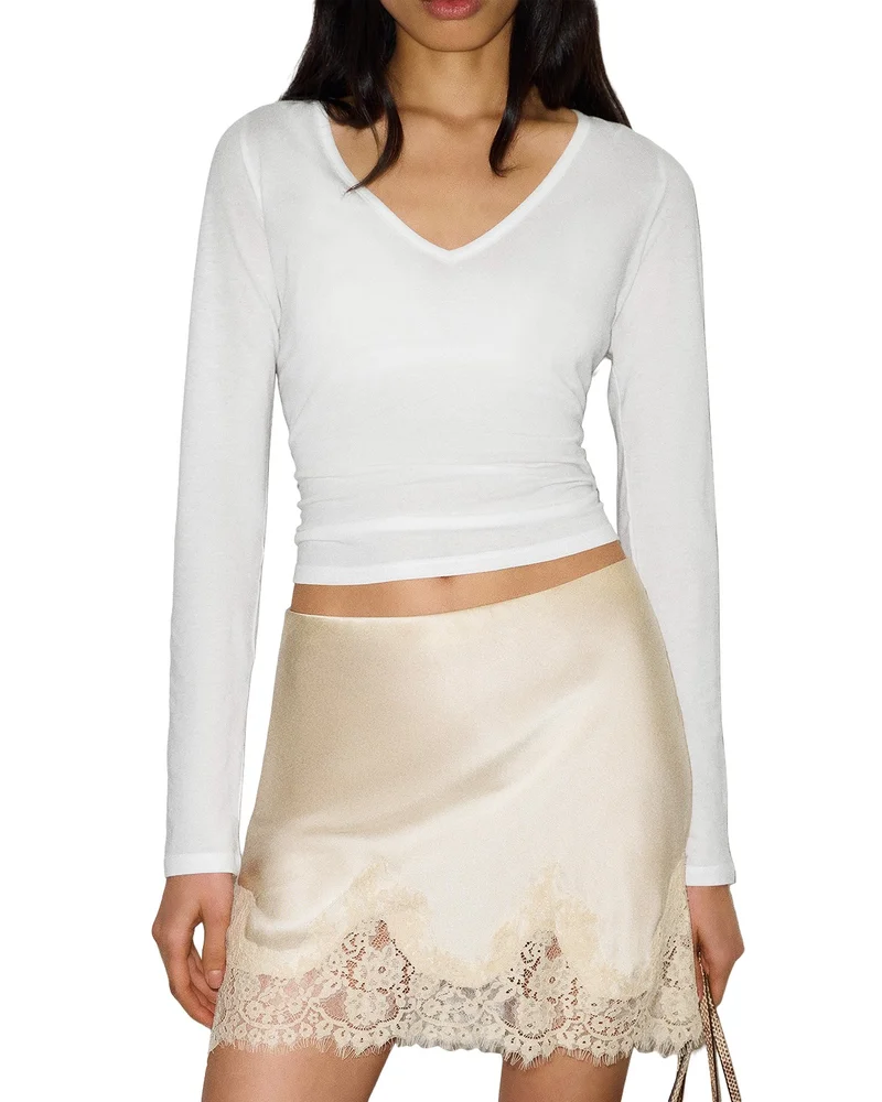 Carolina Silk Mini Skirt