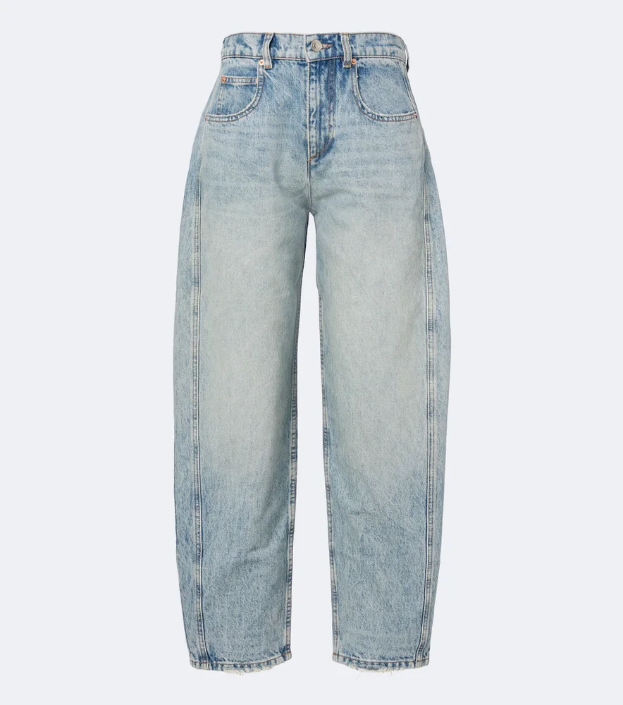 Oriane barrel-leg jeans