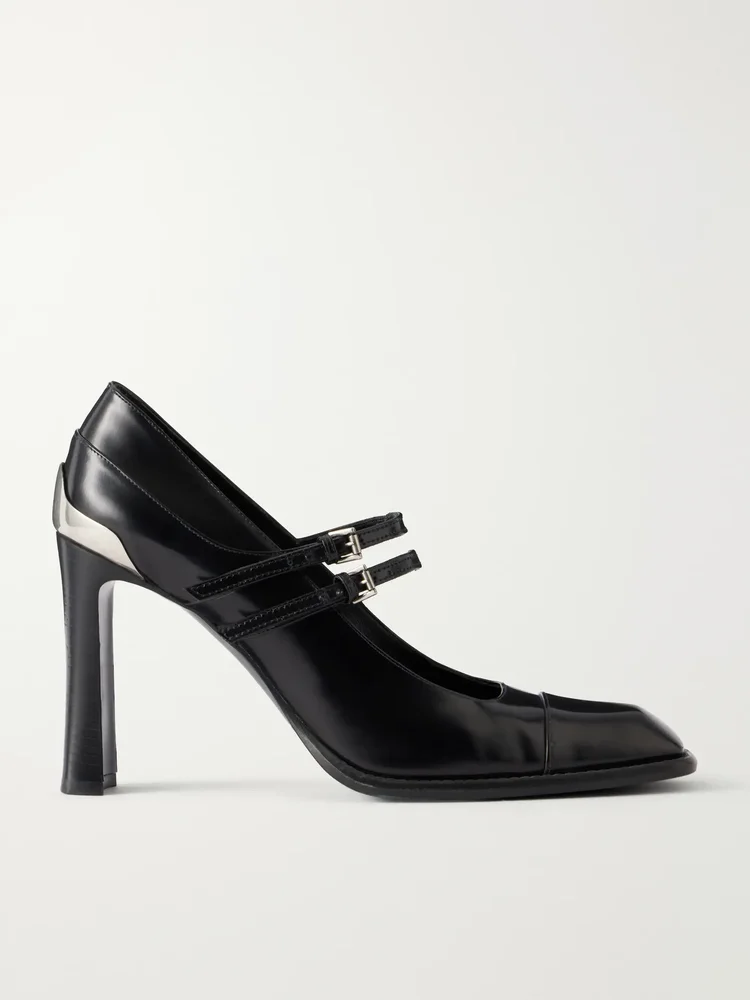 Niko Leather Mary Jane Pumps