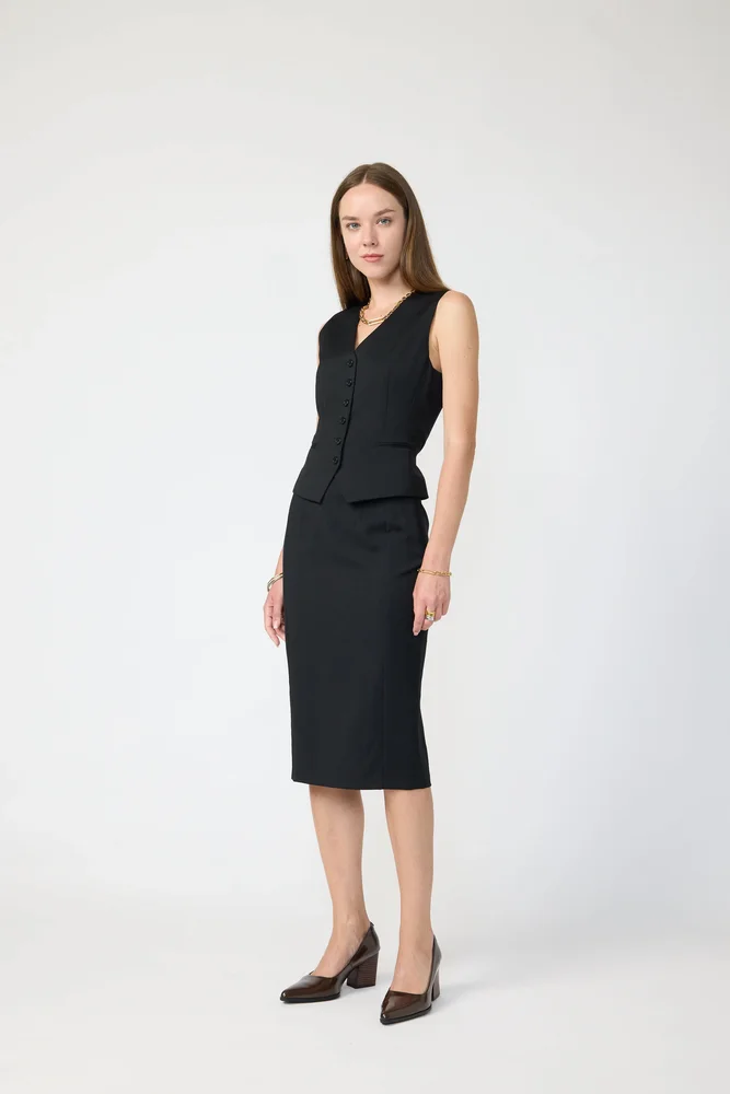 Piacenza Skirt - Pencil skirt in black