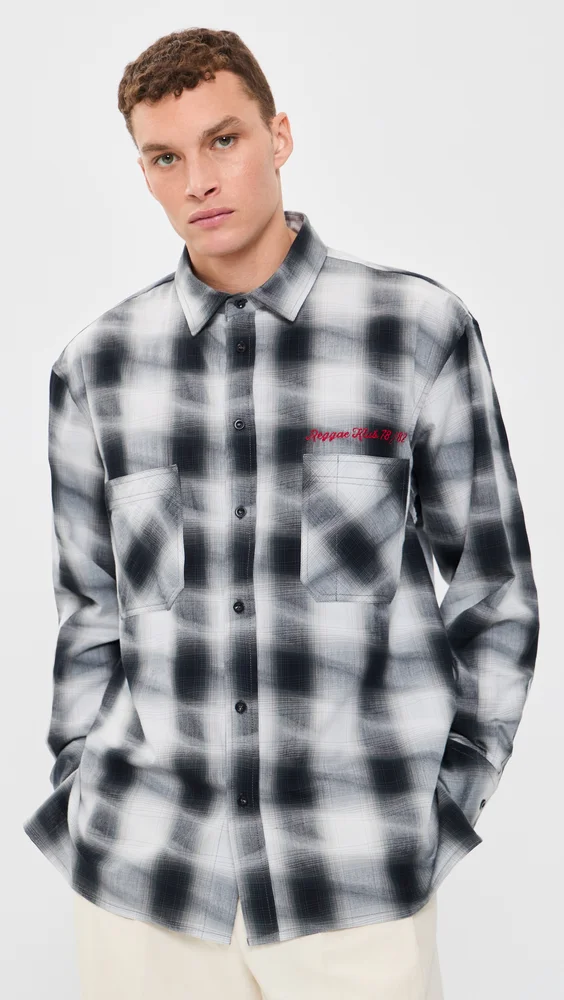 Ombre Plaid Deecee Shirt